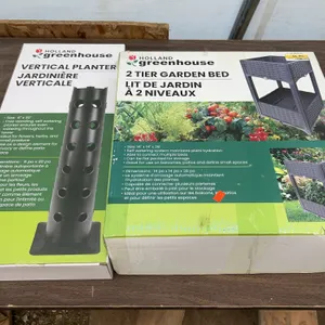 UNUSED All season greenhouse 16”x24”x50”, 2 vertical planters