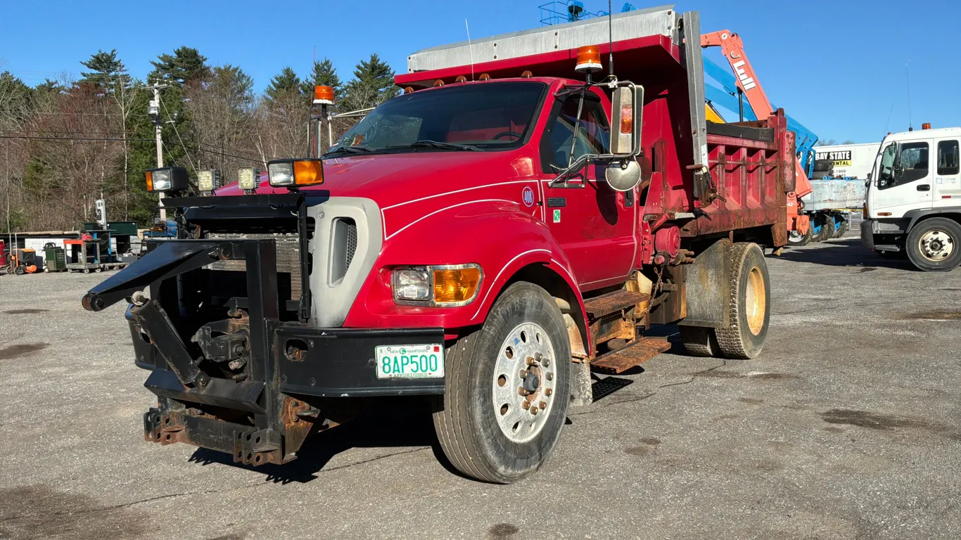 2007 FORD F-750XL SD SIDE DUMP SINGLE AXLE DUMP TRUCK VIN: 3FRXF76T27V511740