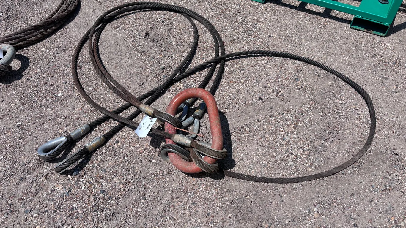 4 POINT CRANE RIGGING CABLES