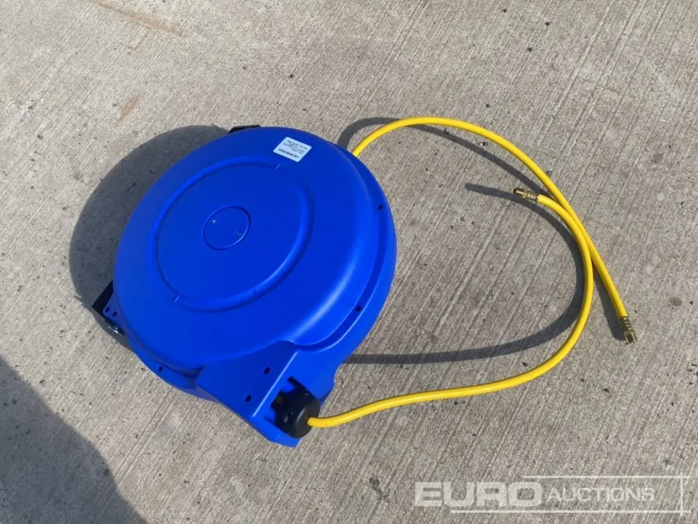 Unused Reelworks Retractable Plastic Hose Reel