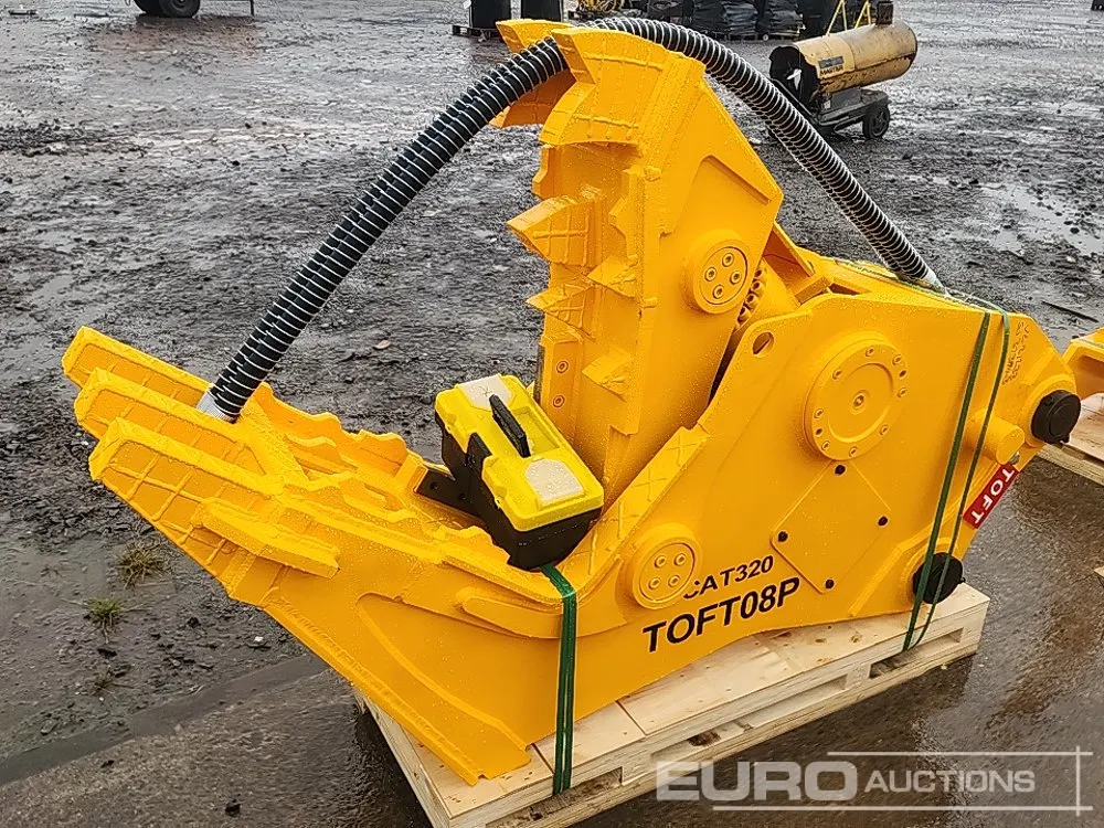 Unused Toft 08P Pulveriser 80mm Pin to suit 20 Ton Excavator