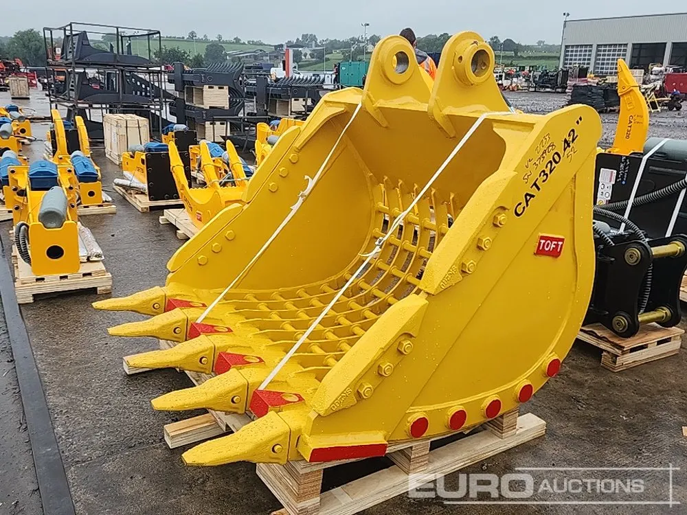 Unused 52" Toft Skeleton Bucket 80mm Pin to suit 20 Ton Excavator