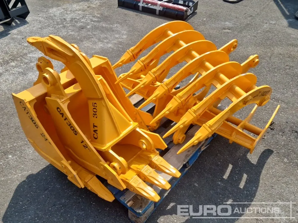 Unused 5 Piece Attachment set to suit CAT305