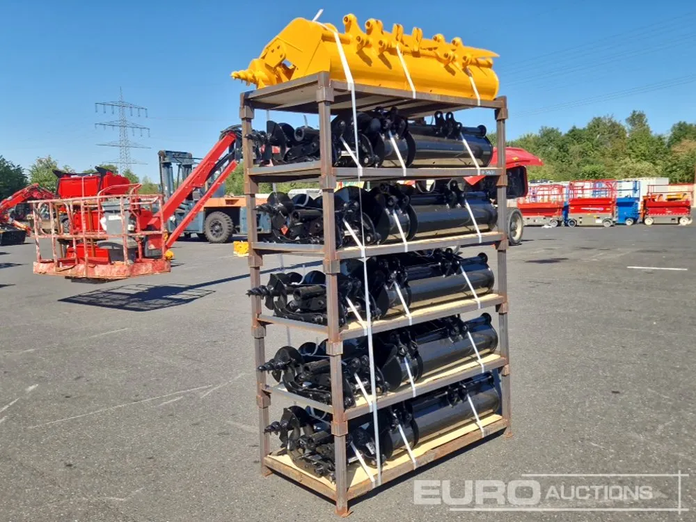 Unused 2026 8 Piece Mini Excavator Attachment Set (6 of)