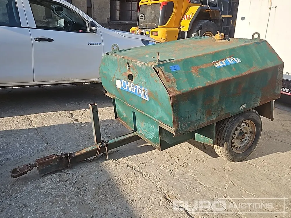Cheiftain Single Axle Bunded Fuel Bowser, Electric Pump, Flow Meter