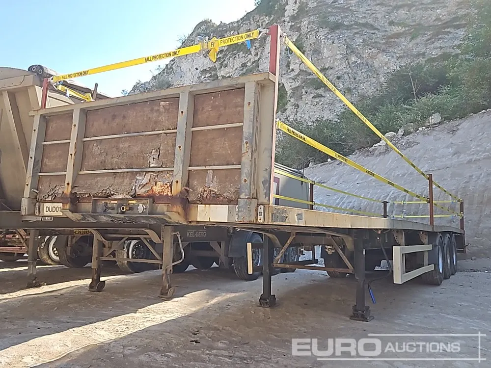 2007 Kroy Tri Axle Flat Bed Trailer