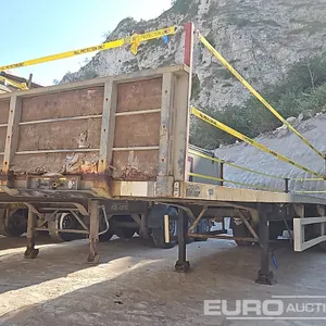 2007 Kroy Tri Axle Flat Bed Trailer 