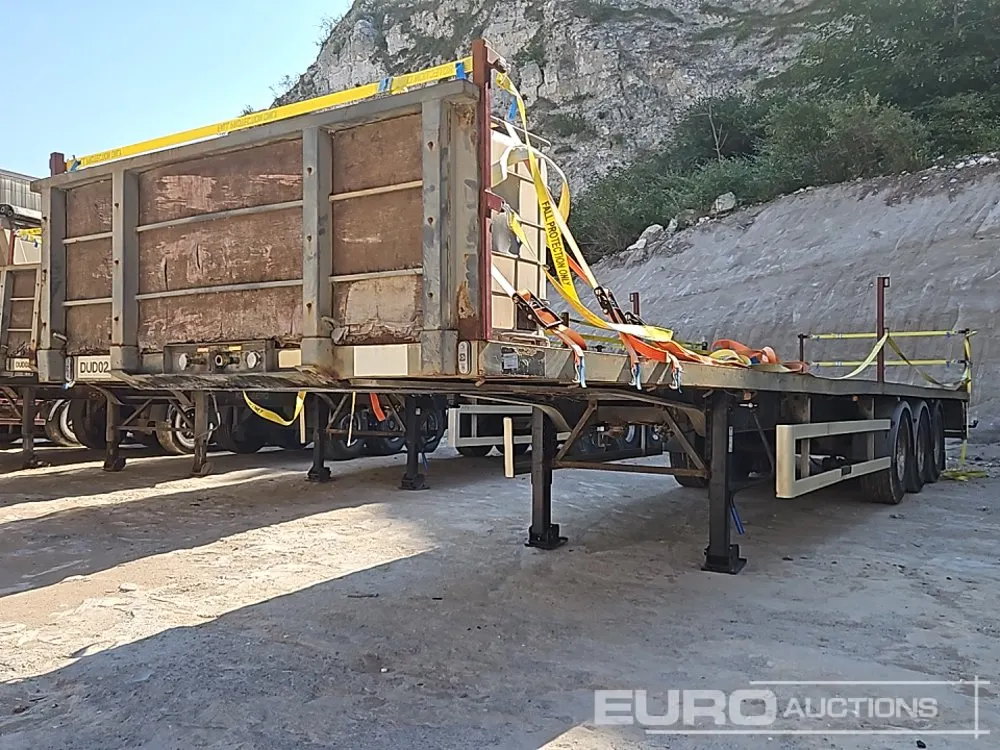2007 Kroy Tri Axle Flat Bed Trailer
