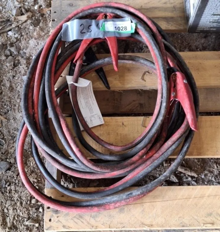 25' booster cables