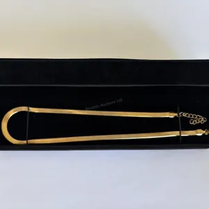 New 14K Gold Plated 5.0mm Serpentine Necklace