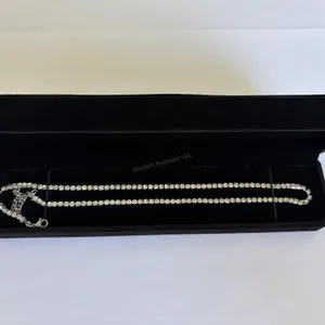 New Platinum Plated 3.0mm Tennis Necklace