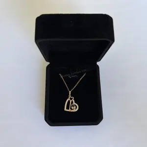 New 18K Gold Plated 26.0mm Heart Necklace