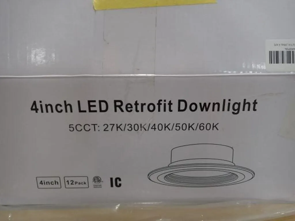 Qty Of (8) 4 In. LED Retrofit Downlight