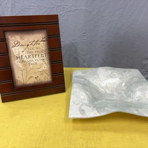 Picture frame and decorative bowl