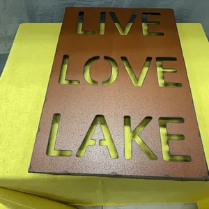 Metal sign