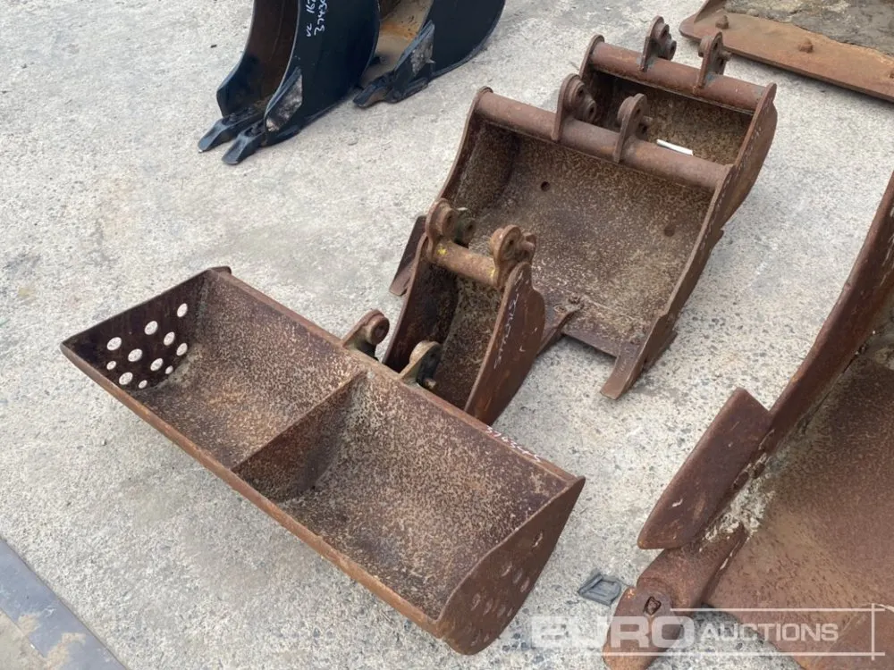 36" Ditching, 24", 18", 9" Digging Buckets to suit Mini Excavator (4 of)