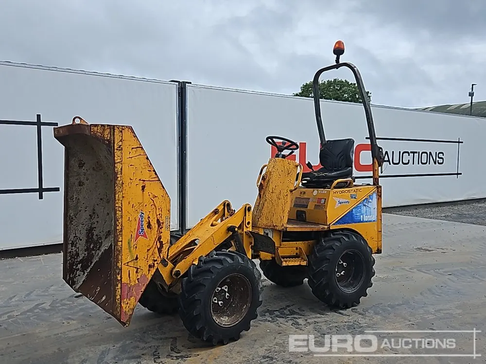 Thwaites 1 Ton High Tip Dumper, Roll Bar (Non Runner)