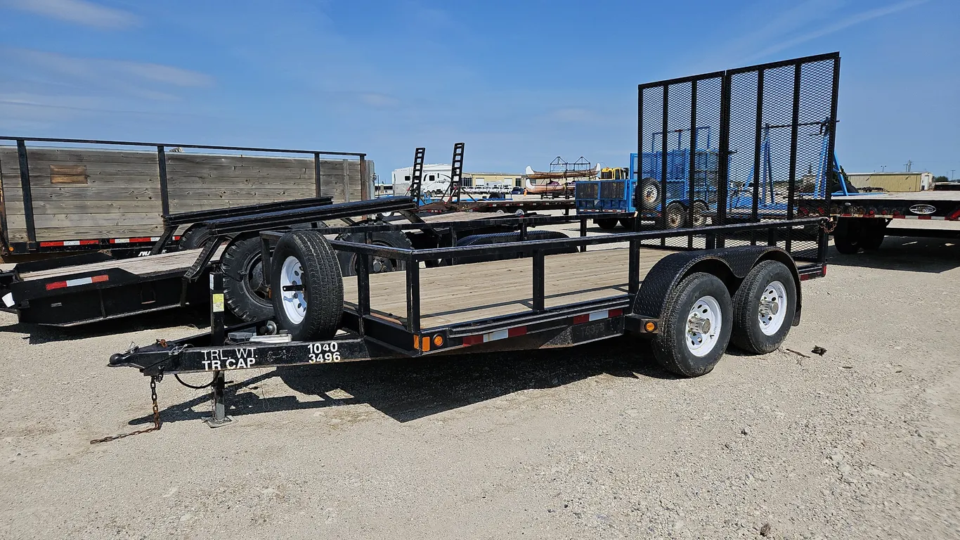 2011 Double A Trailers T/A 14ft Car Trailer