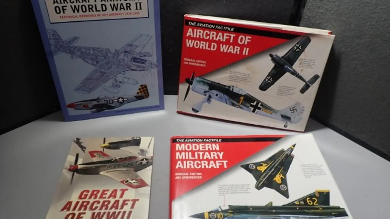 Modern and WWII Aircraft Books