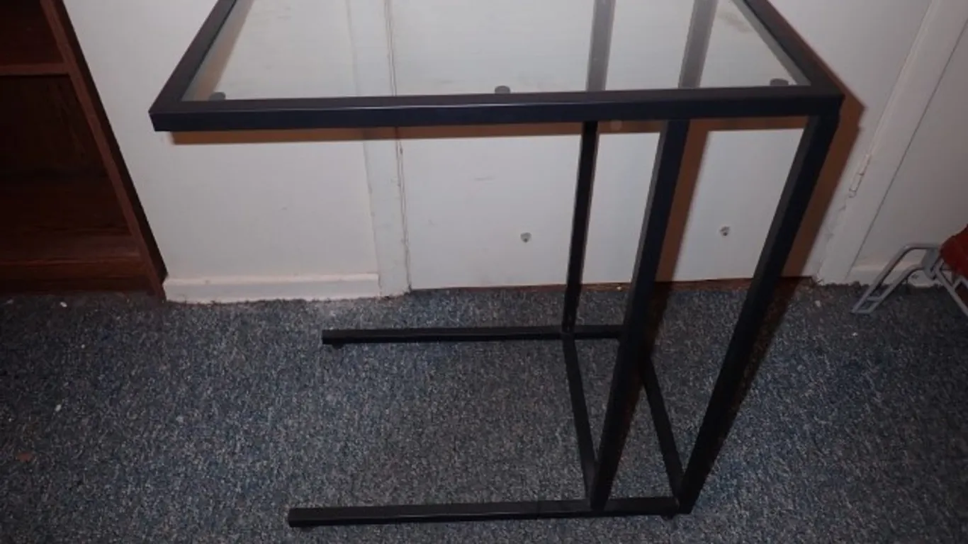 Glass End Table