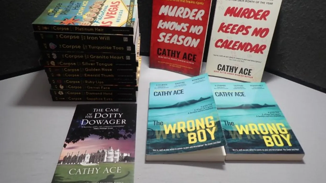 Cathy Ace Paperback Book Series