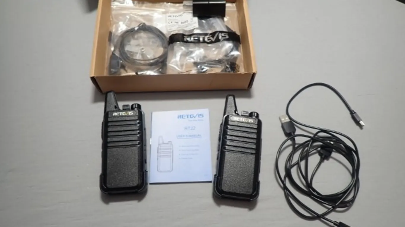 Set of RETEVIS Two Way Radios