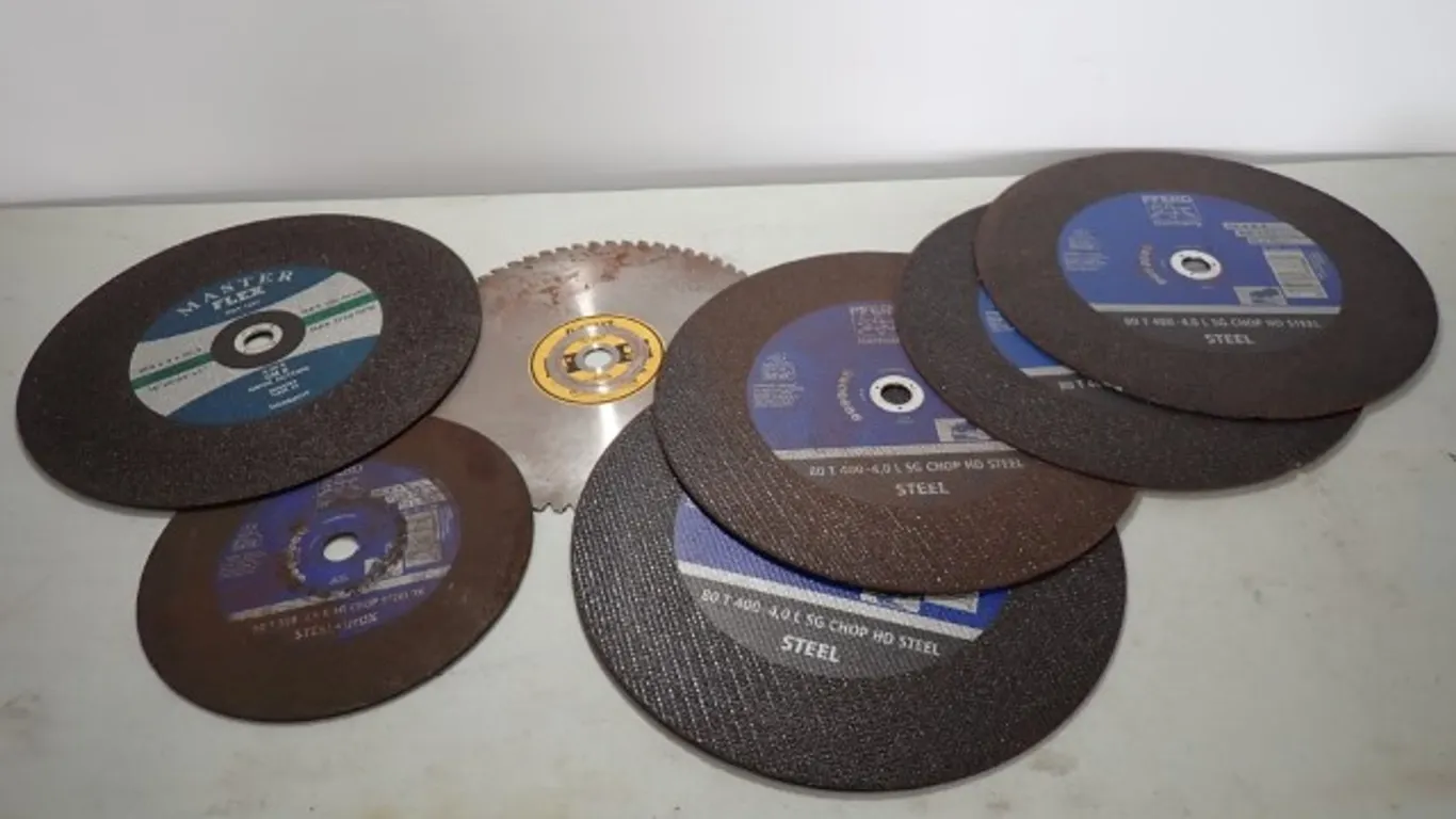 Assorted 14" Saw Blade & Abrasive Cut-Off Wheels