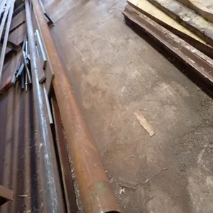 Steel Round Tubing and Assorted Fabrication Pieces