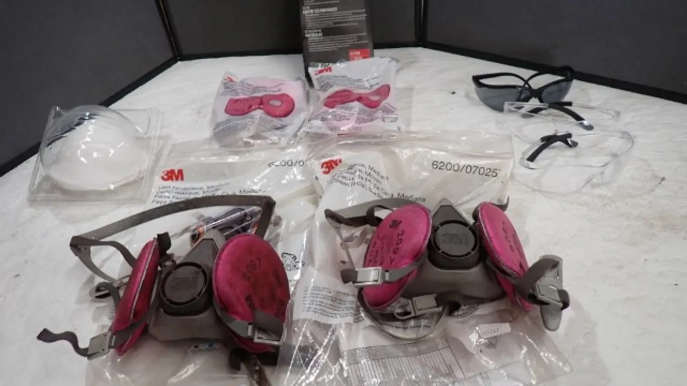 3M Half Face Respirators, Filters & Safety Glasses