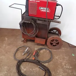 Lincoln Electric Square Wave TIG 200 AC/DC Welder with Cart & Accessories