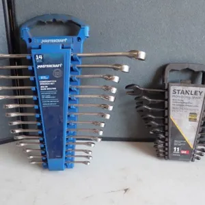 Mastercraft & Stanley Combination Wrench Sets