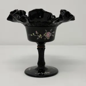 Fenton Black Glass