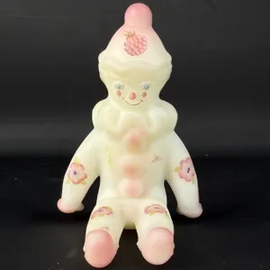 Fenton "Berries and Blossoms" Pink Clown