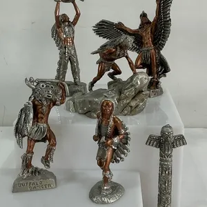 Vintage Native American Pewter