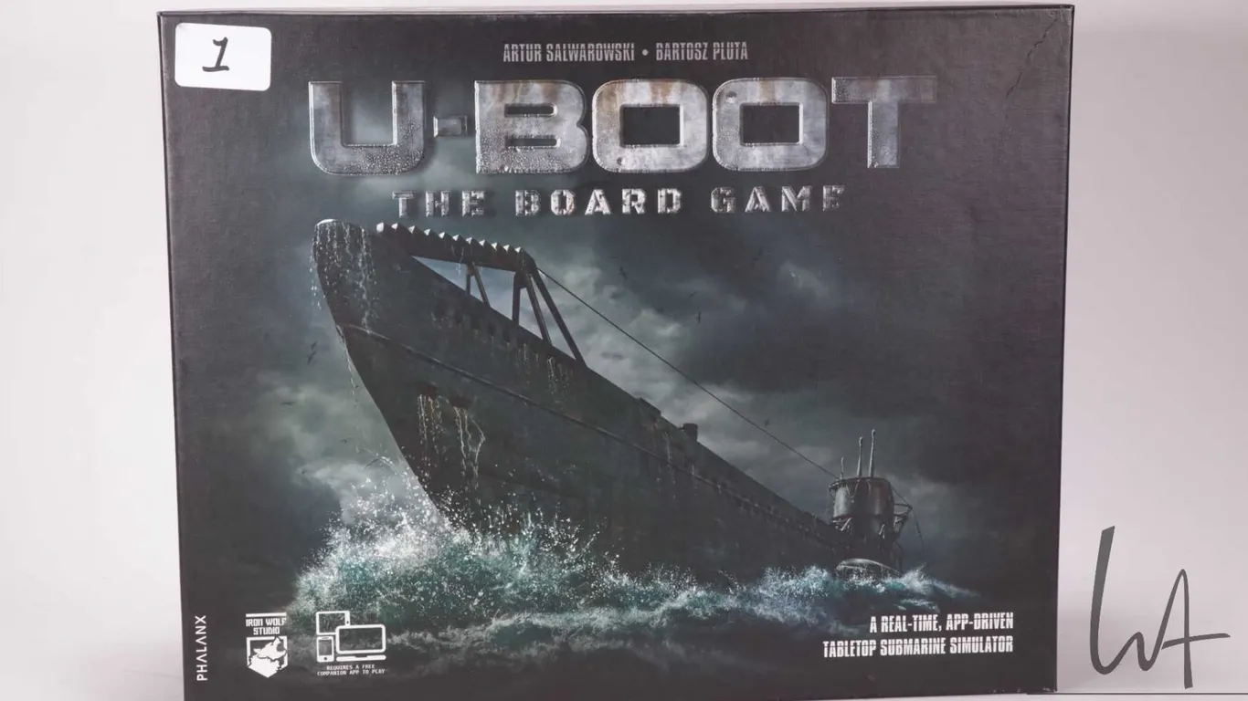 U-Boot The Board Game, A Real-Time, App-Driven Tabletop Submarine Simulator. Appears complete, but n