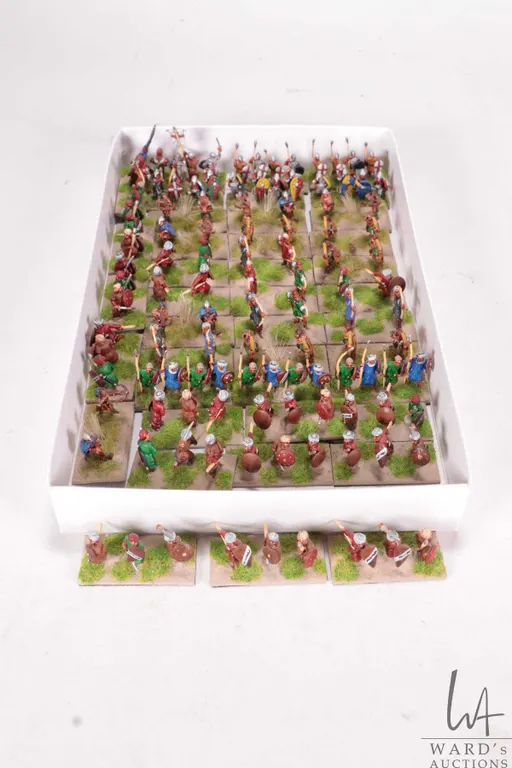 Large selection of what appears to be 15mm English and Turkish infantry. Approximately 114 individua