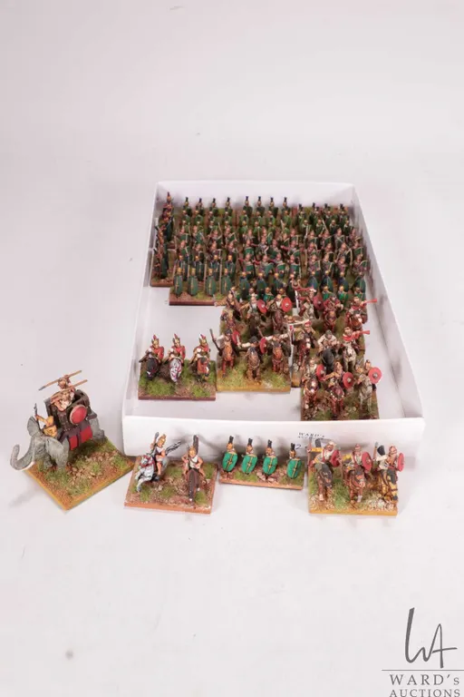Large selection of what appears to be 15mm possibly Carthaginian army. Approximately 125 individuall