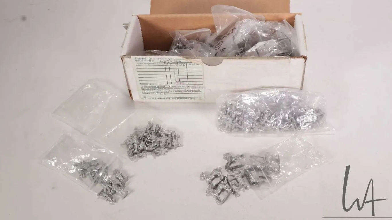 Large selection of French calvary 10mm metal miniatures, approximately 1000 grams