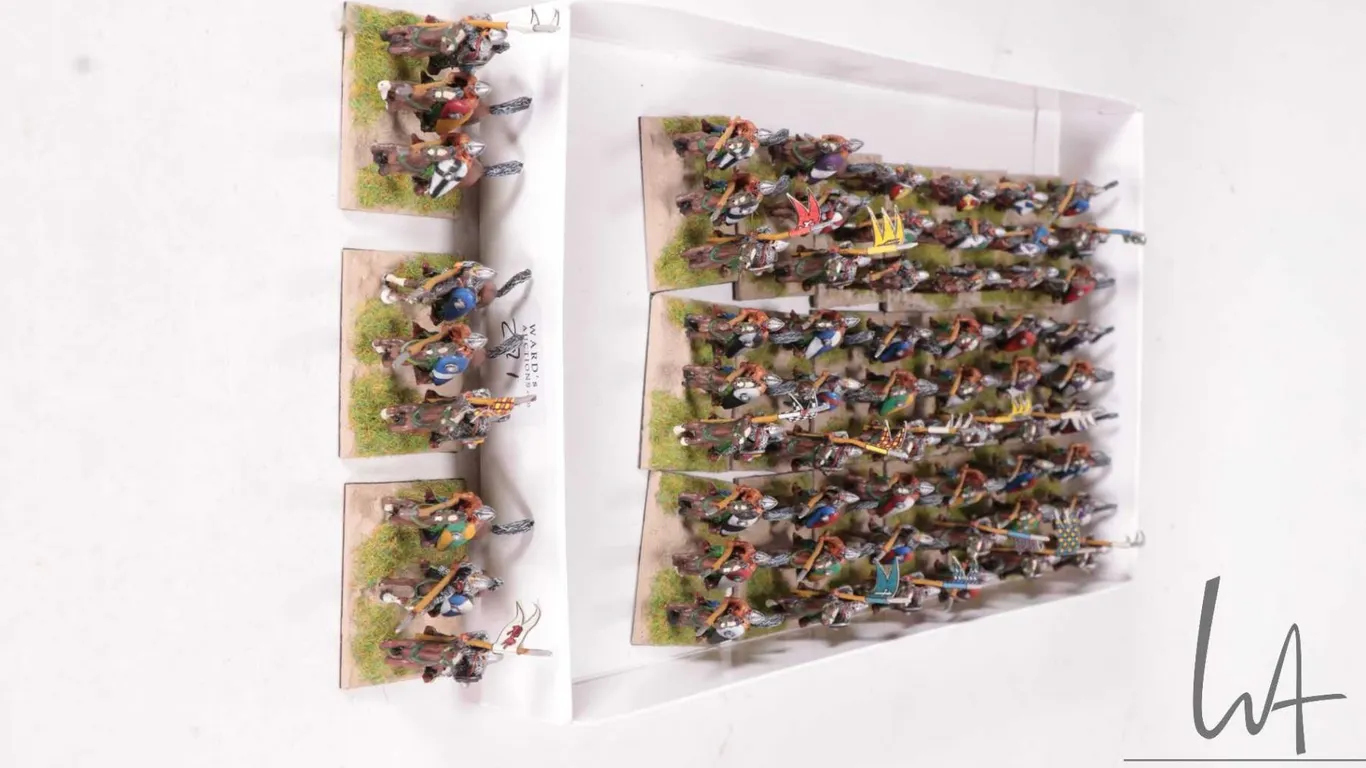 Large selection of what appears to be 15mm Norman cavalery including spearman. Approximately 93 indi