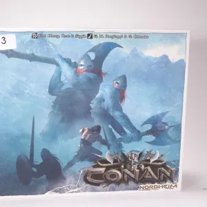 Conan Nordheim board game with paintable figures. Completeness not guaranteed. Bid accordingly