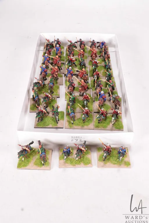 Large selection of what appears to be 15mm Turkish cavalry including archers and spearmen etc. Appro