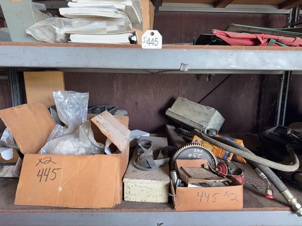 2 Shelves Contents, Heater Houser, Misc