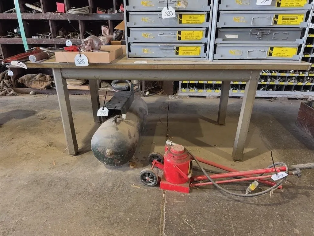 Metal Table (NO CONTENTS)