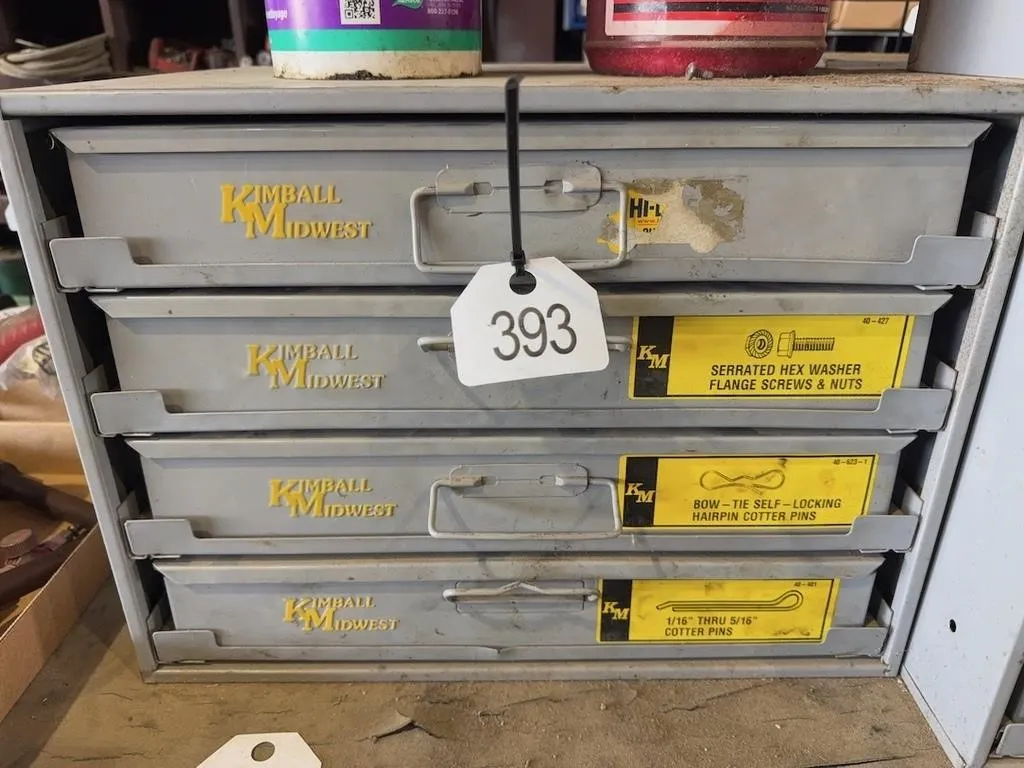Kimball 4 Drawer Organizer w/Contents