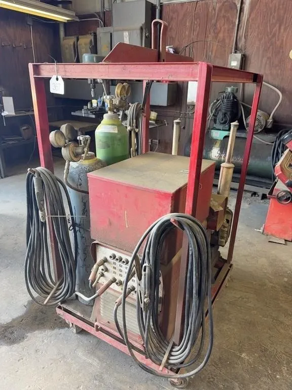Miller Torch and Welder Set on Portable Stand