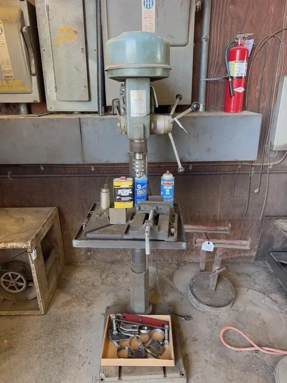 Enco 12 Speed Drill Press w/Contents