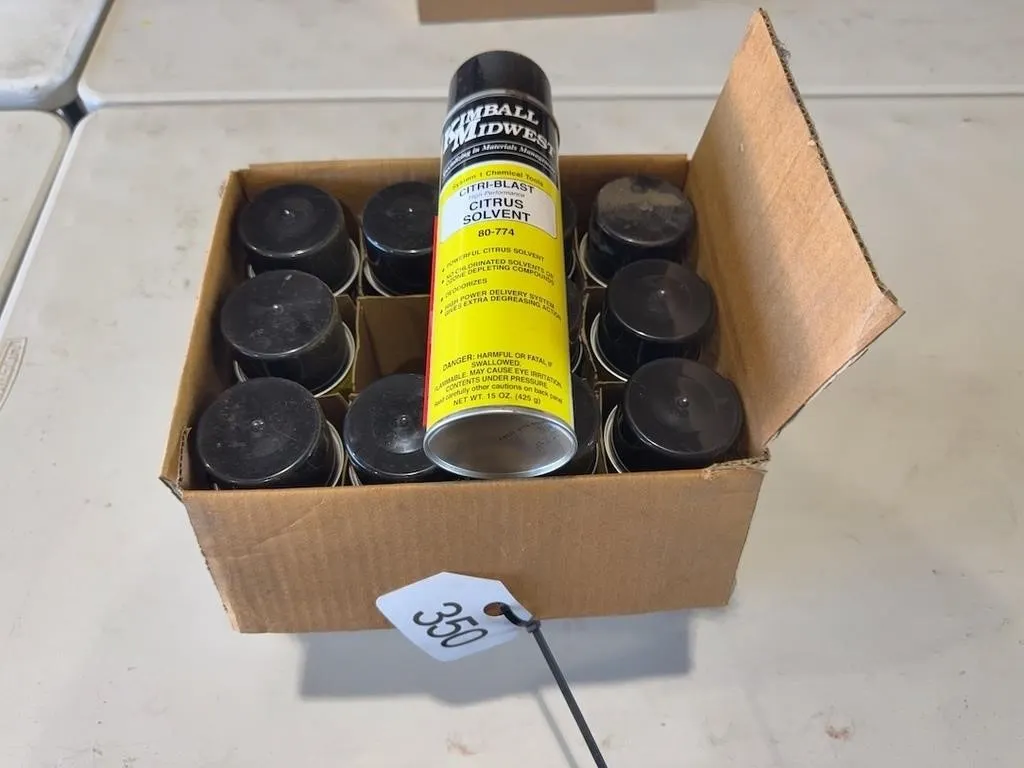 (12) Cans Citri Blast Solvent