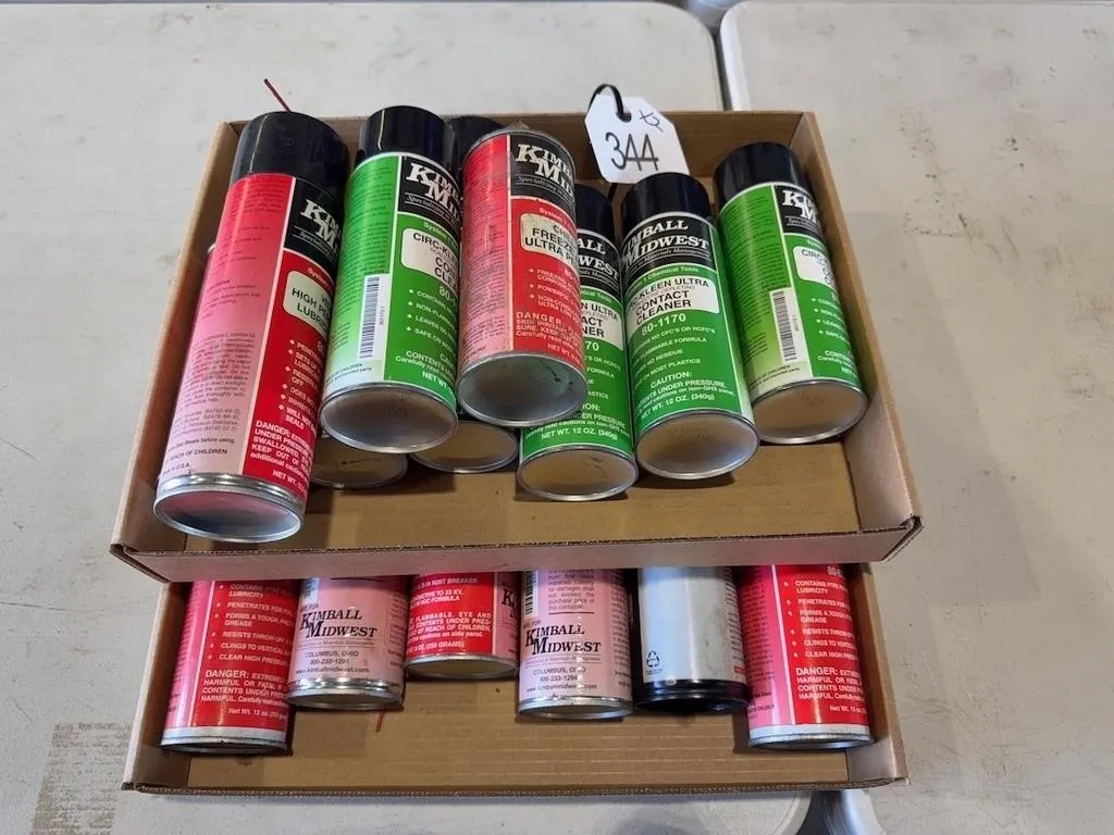 (2) Flats-Aerosole, Cleaner, Grease, Penetrating O