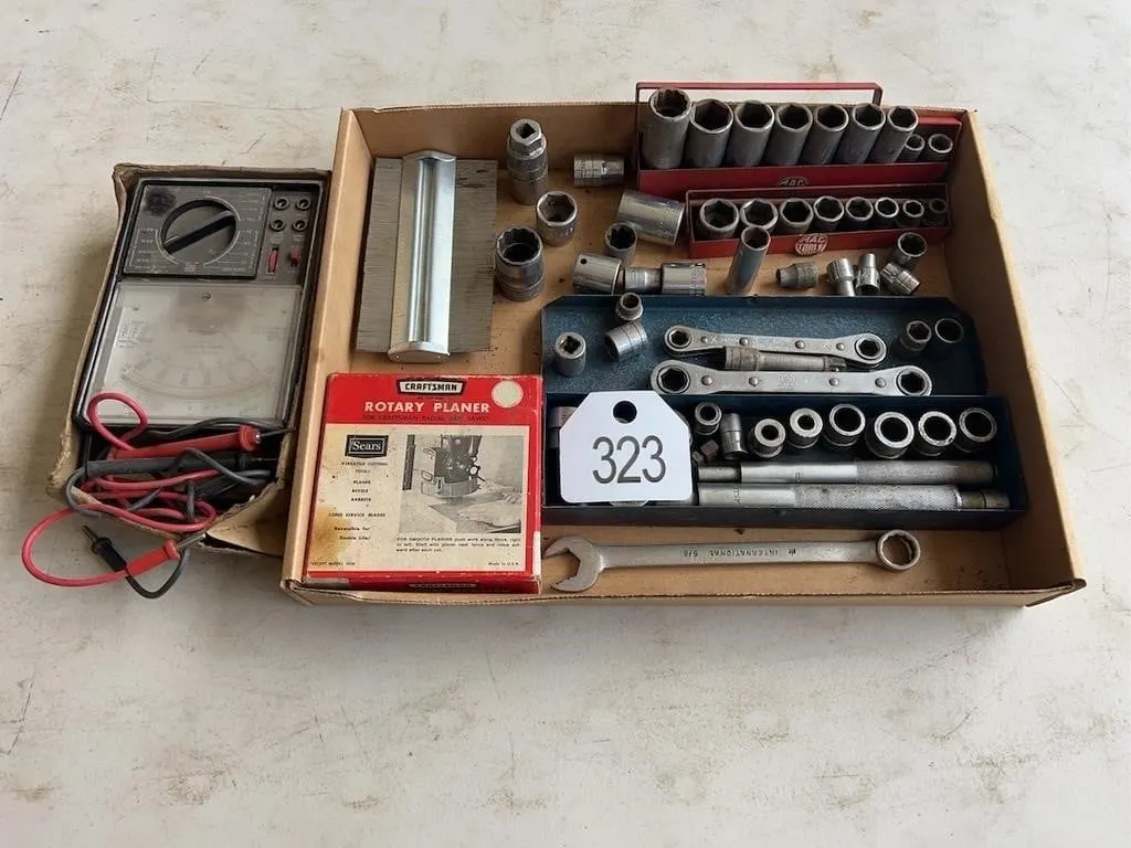 Craftsman Rotary Planer, (2) MAC Socket Sets, Angl