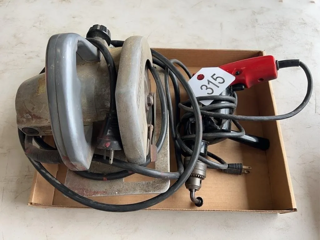 Circular Saw and 1/2� Drill